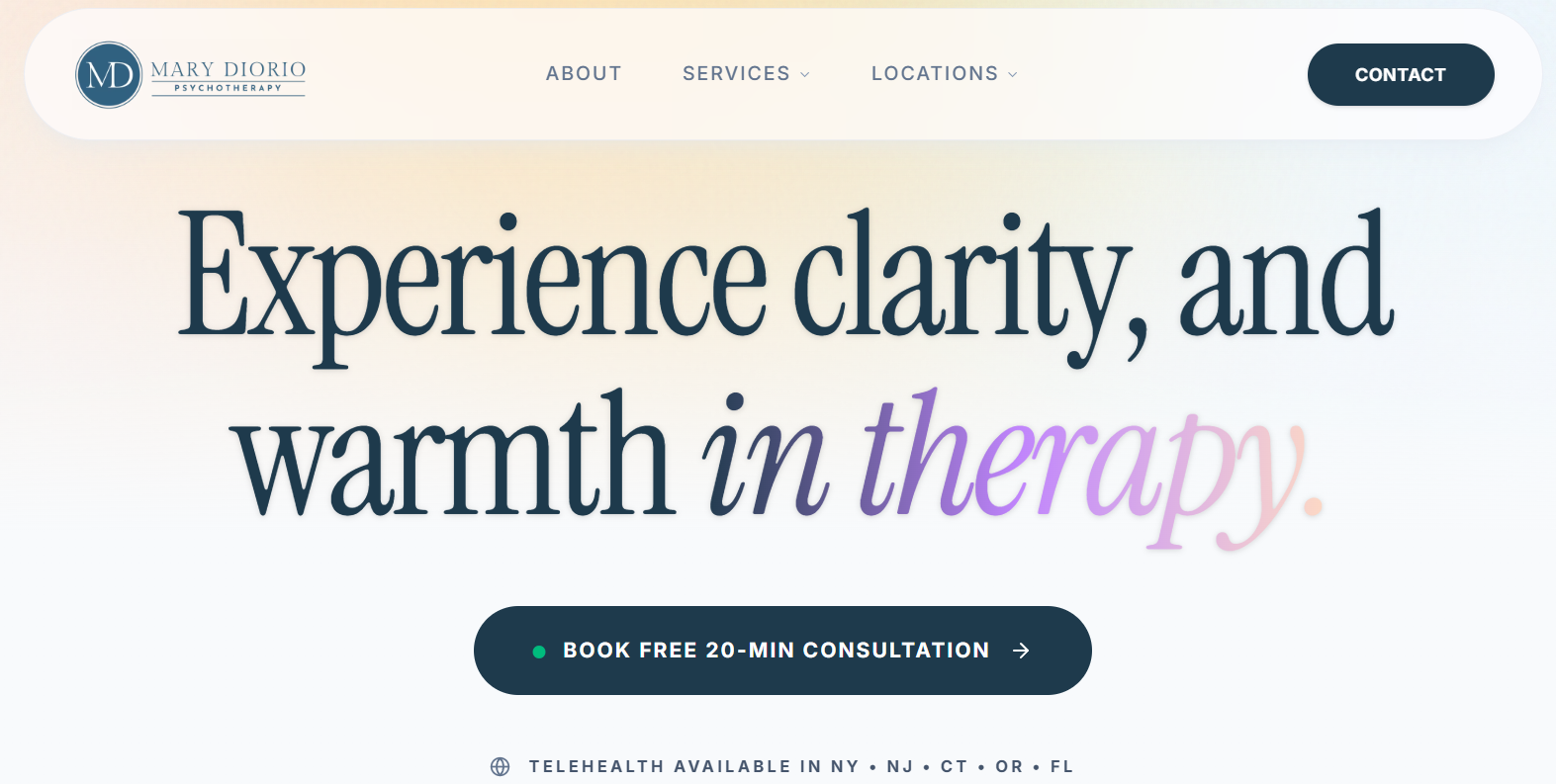 Mary DiOrio Psychotherapy