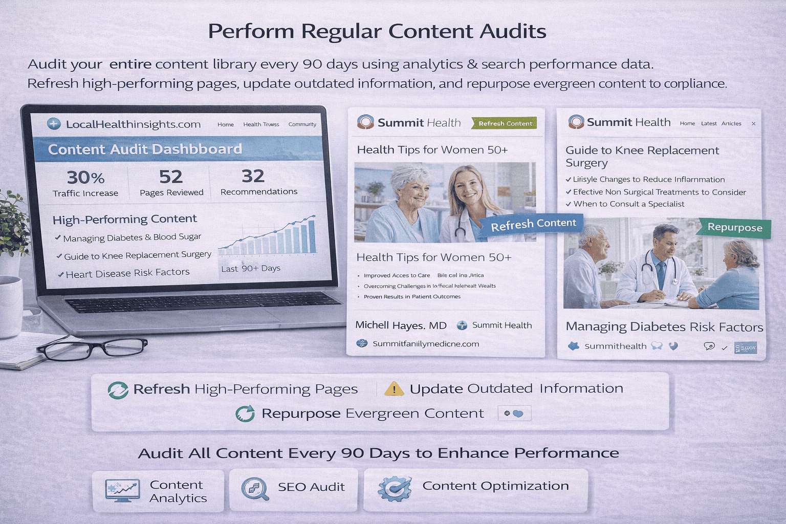 perform regular content audits