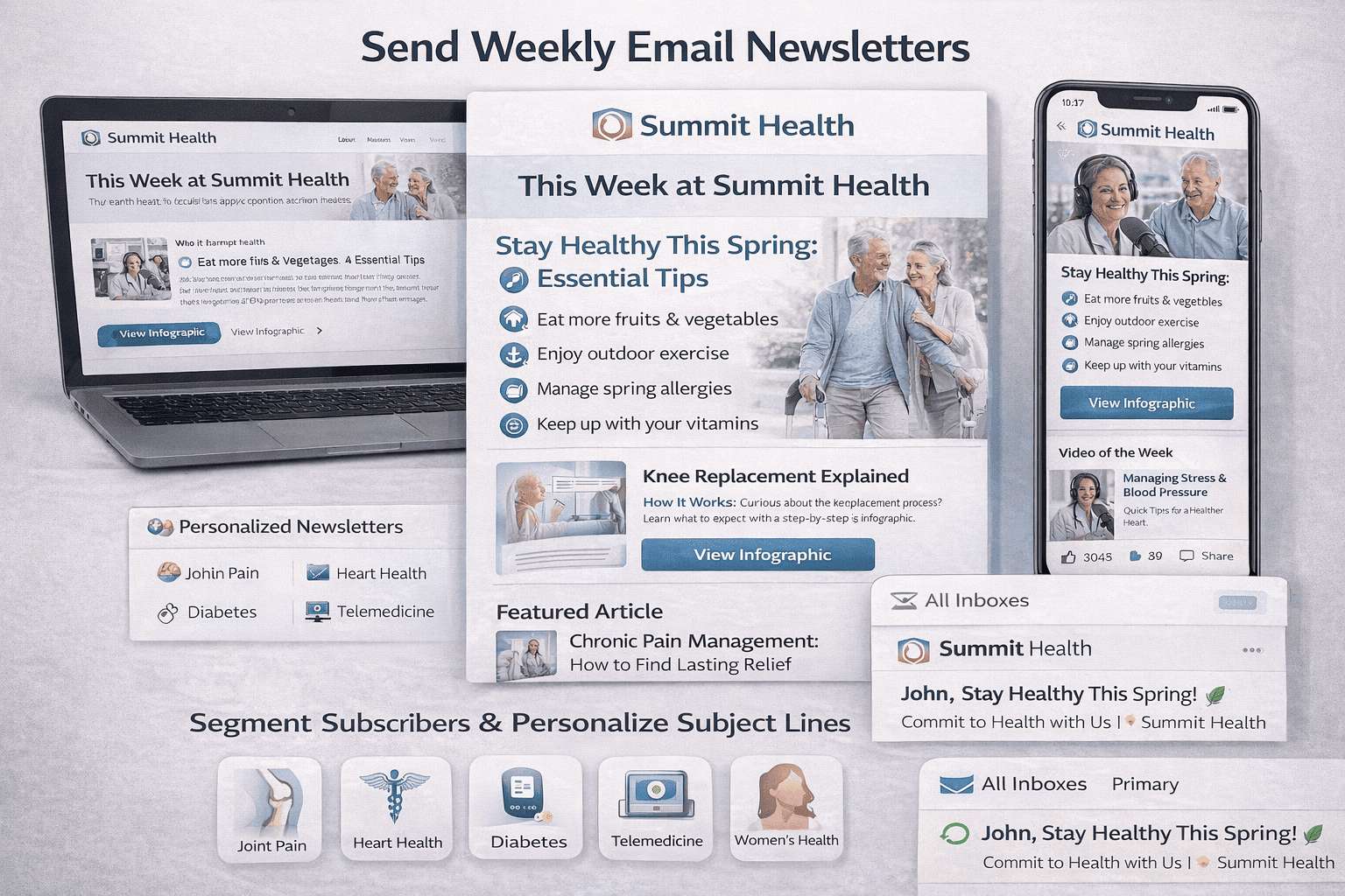 send weekly email newsletters