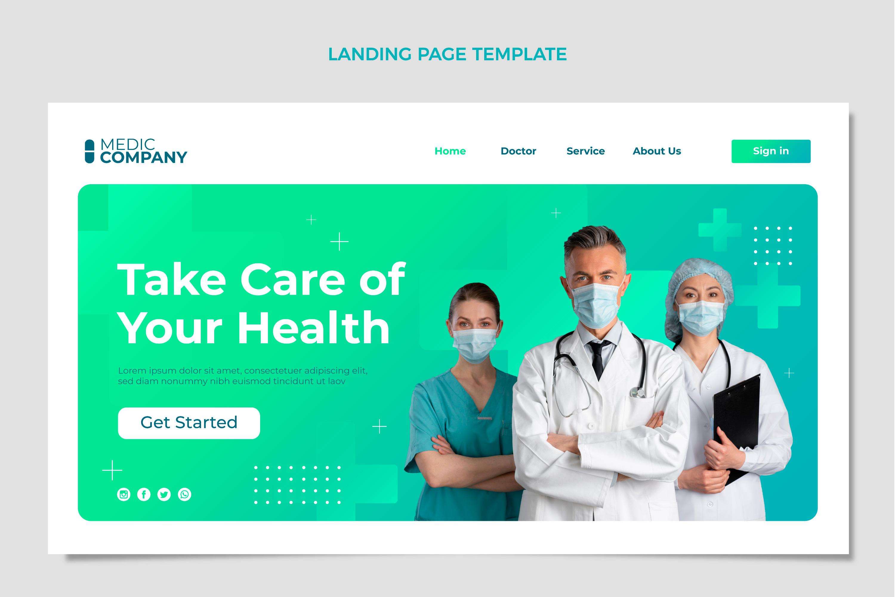 Website design and development for doctors